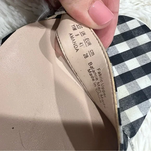 Libby Edelman LE Amanda Buffalo plaid chunky heels Size 11 - Picture 11 of 13